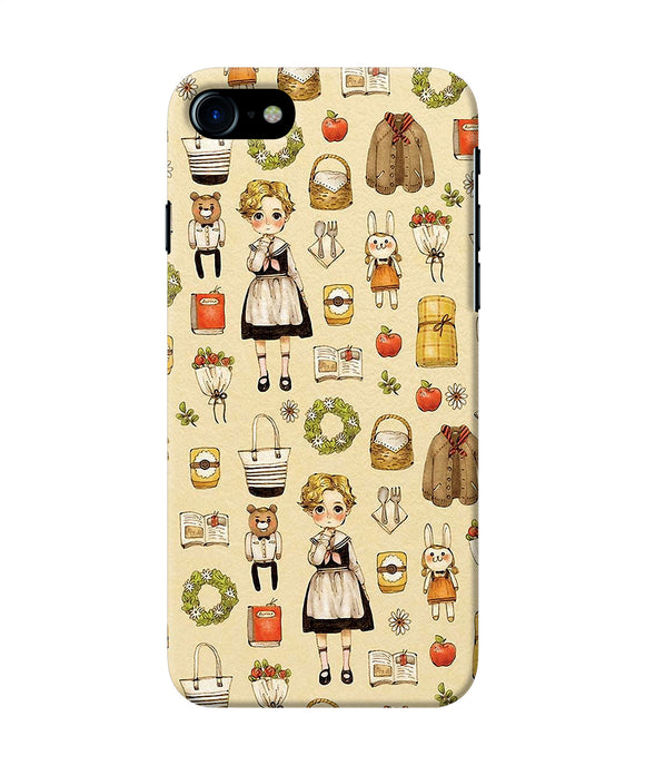 Canvas Girl Print Iphone 7 / 7s Back Cover