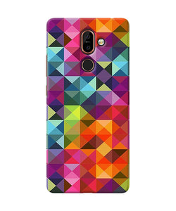 Abstract Triangle Pattern Nokia 7 Plus Back Cover