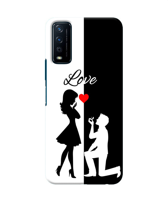 Love Propose Black And White Vivo Y12s Back Cover Case Online At Best Price Shoproom In