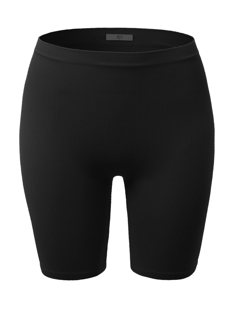 A2Y Ribbed High Waist Seamless Leggings Cedar Wood ML at