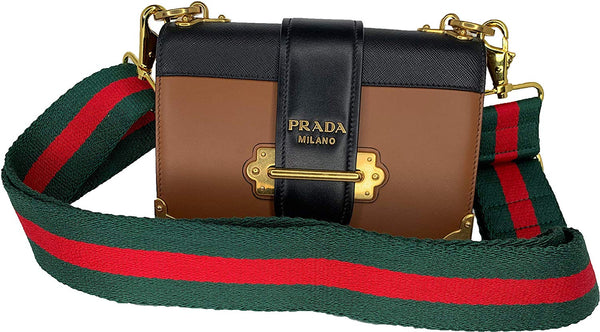 prada green tote