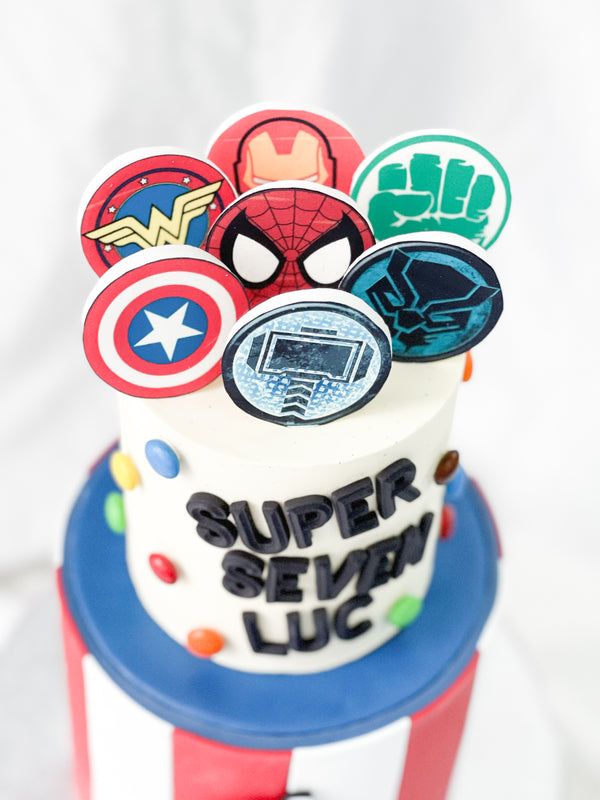 Marvel Iron Man Icon Edible Cake Image PhotoCake — Cake and Candy Supply