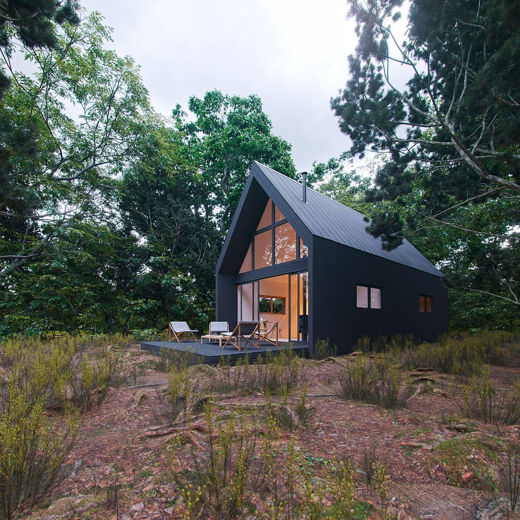 How to build a custom home: tiny home with a front porch