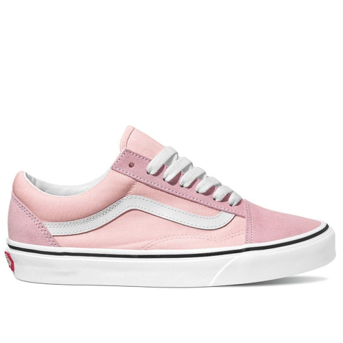 blush pink checkered vans