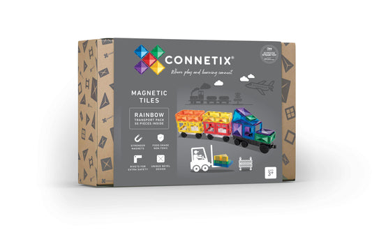 CONNETIX Rainbow Tiles - 62 Piece Set Starter Pack – Mom Loves Me