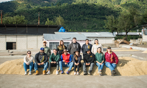 Team Mayorga on a coffee farm in Guatemala