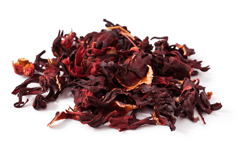A pile of dried hibiscus
