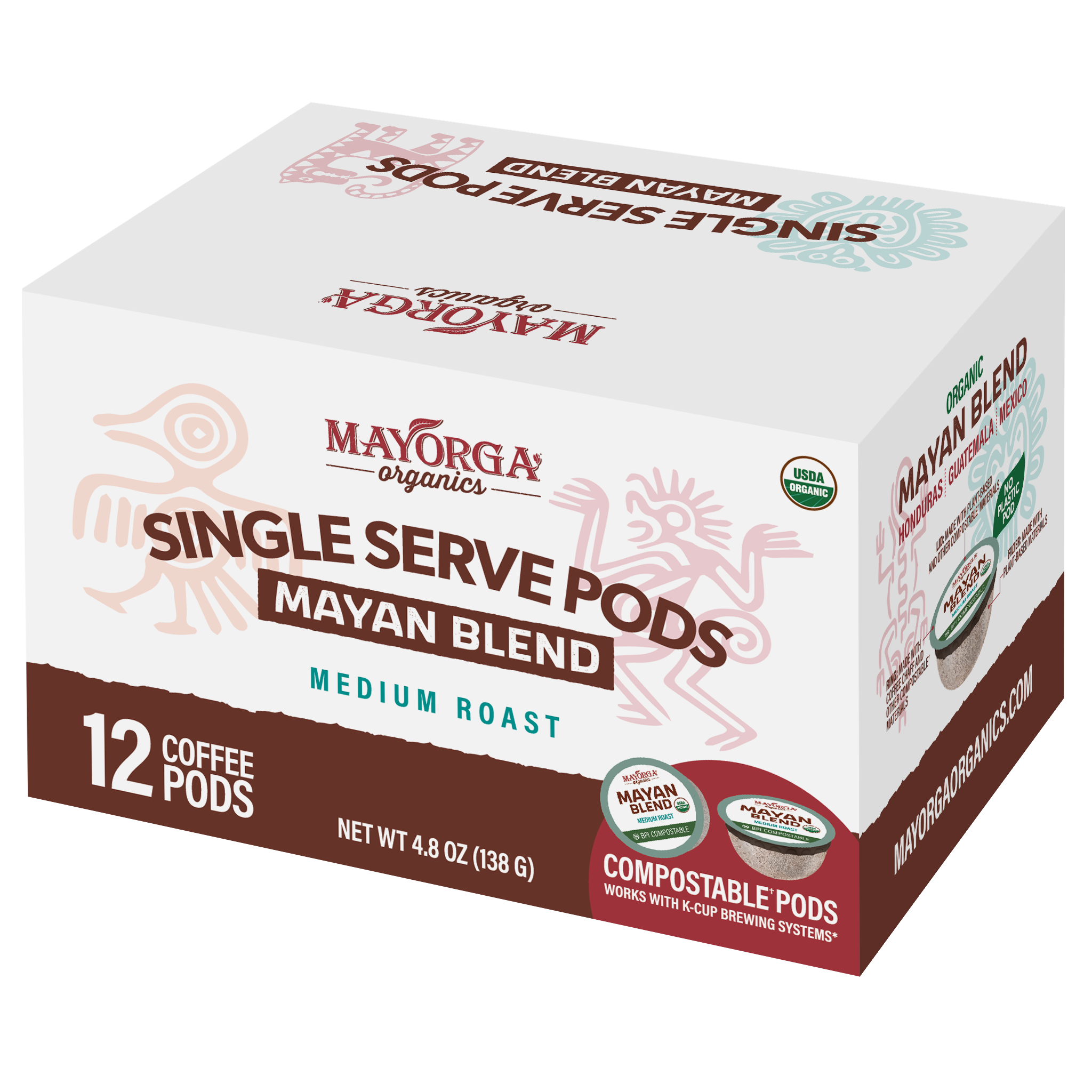 Mayan Blend Compostable Single Serve Pods - Mayorga Coffee product image