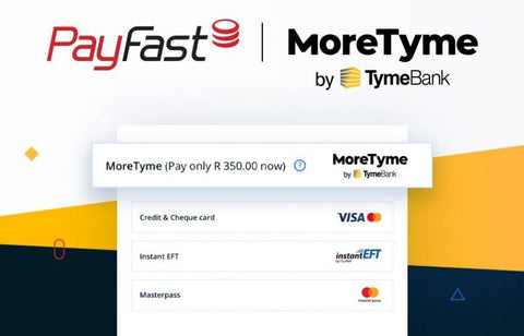 MoreTyme through Payfast