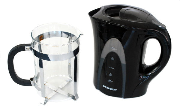 Coffee Plunger With Electric Kettle