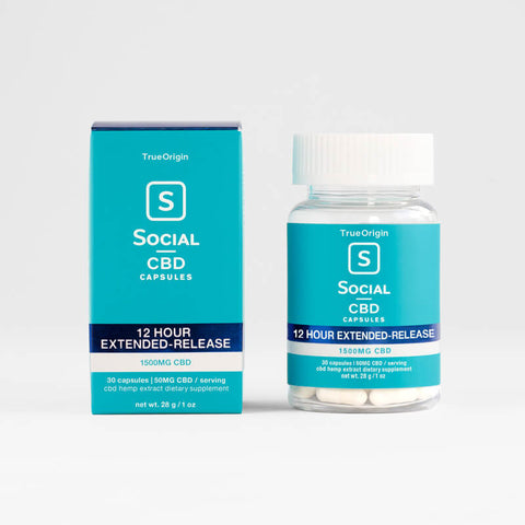 Social CBD Extended Release CBD Gel Capsules