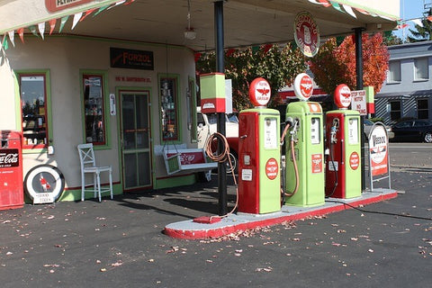 Vintage Gas Station