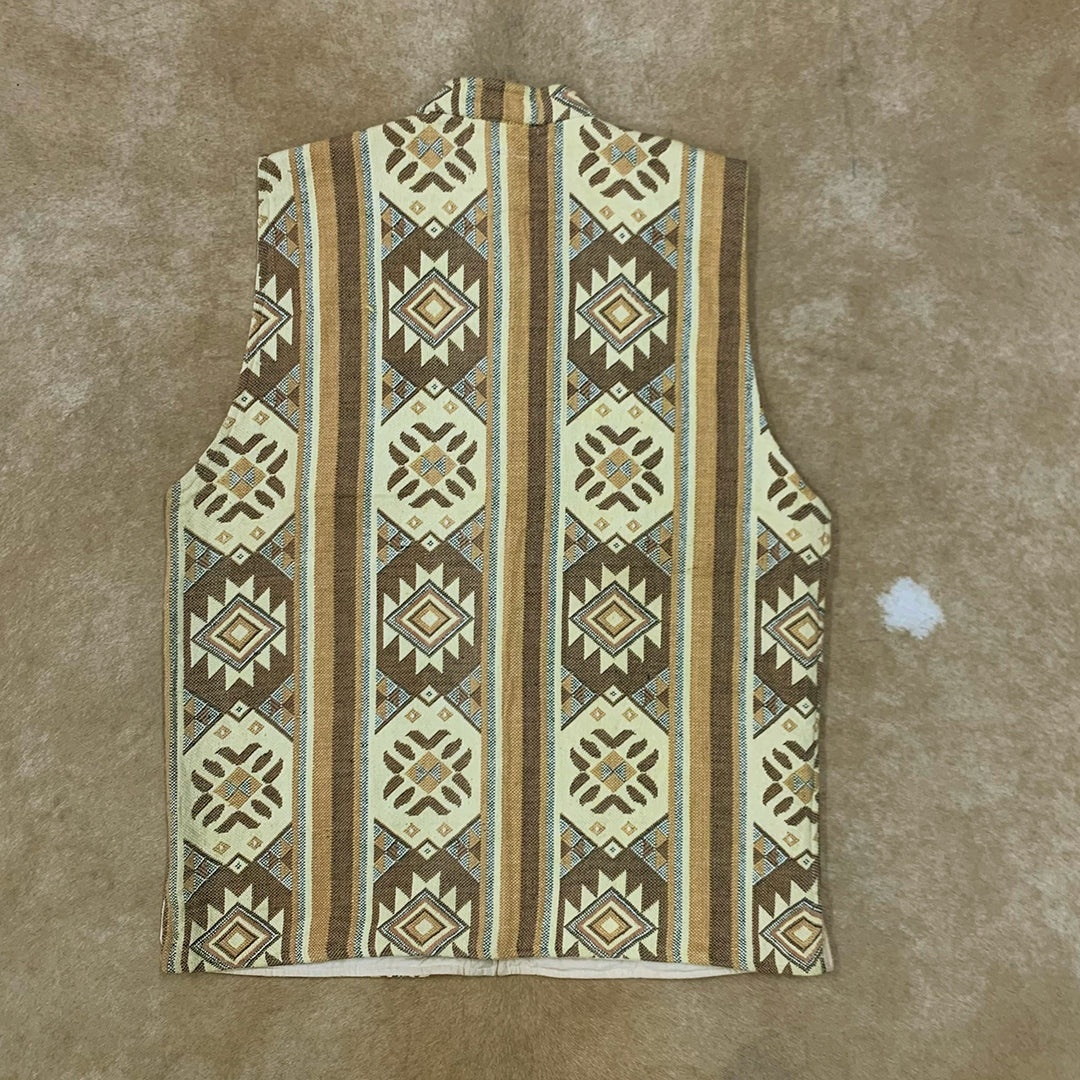 Nepal Aztec Printed Waistcoat