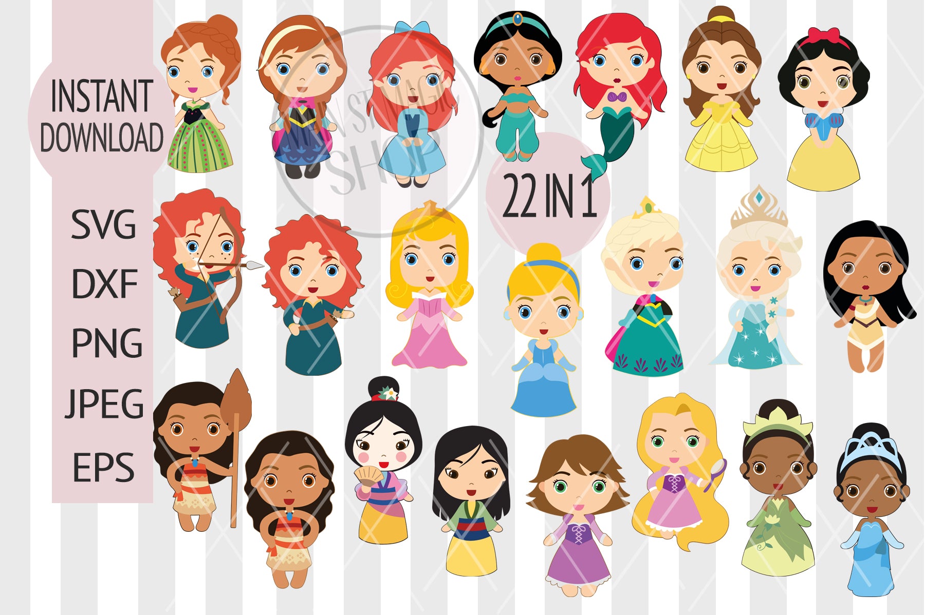 Download Disney Princess Svg Files Cute Princesses Svg Version Cliparts Disne Main St Magic Shop