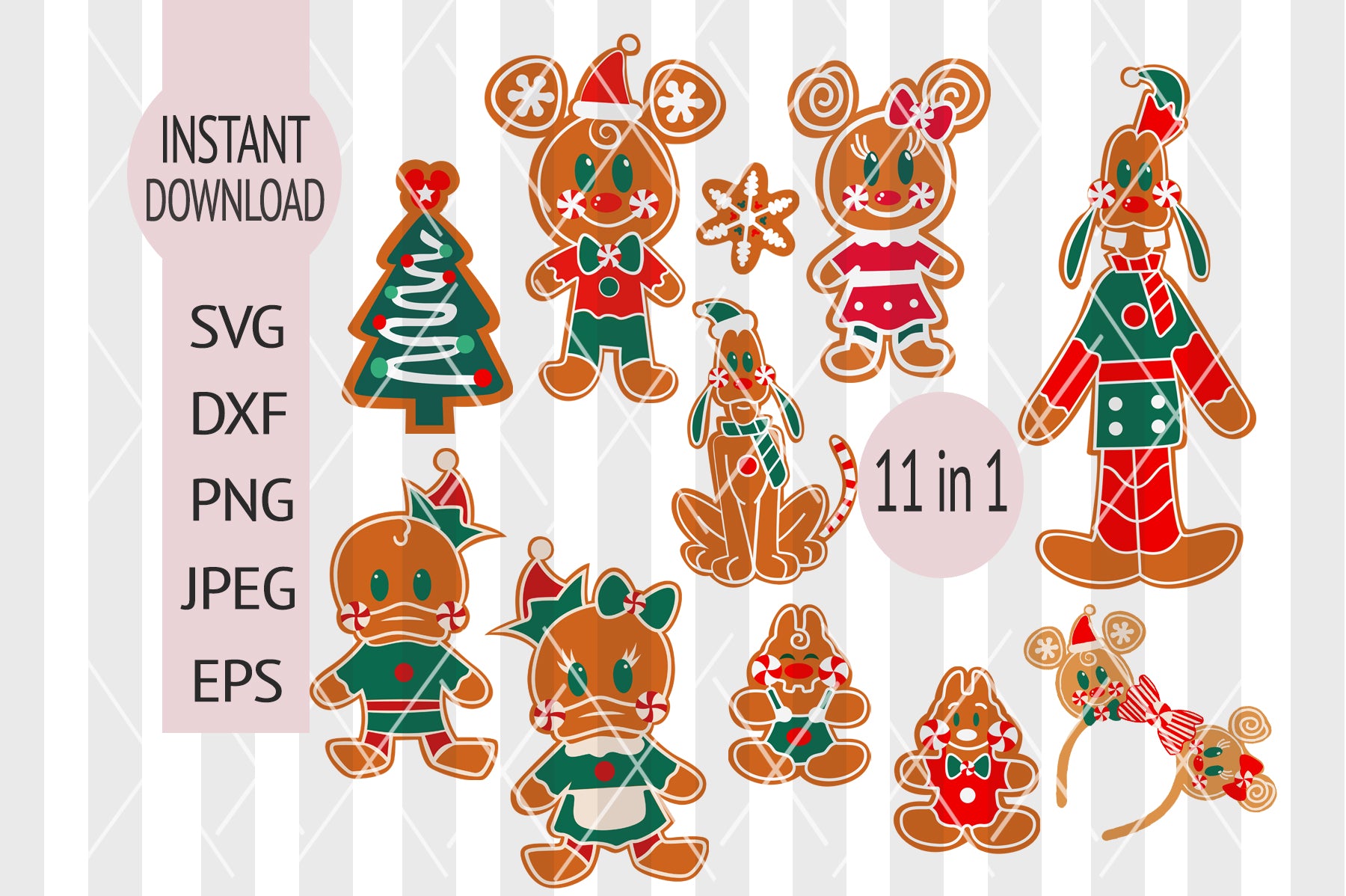 Download Christmas Svg Mickey Svg Minnie Gingerbread Svg Reindeer Santa Sv Main St Magic Shop