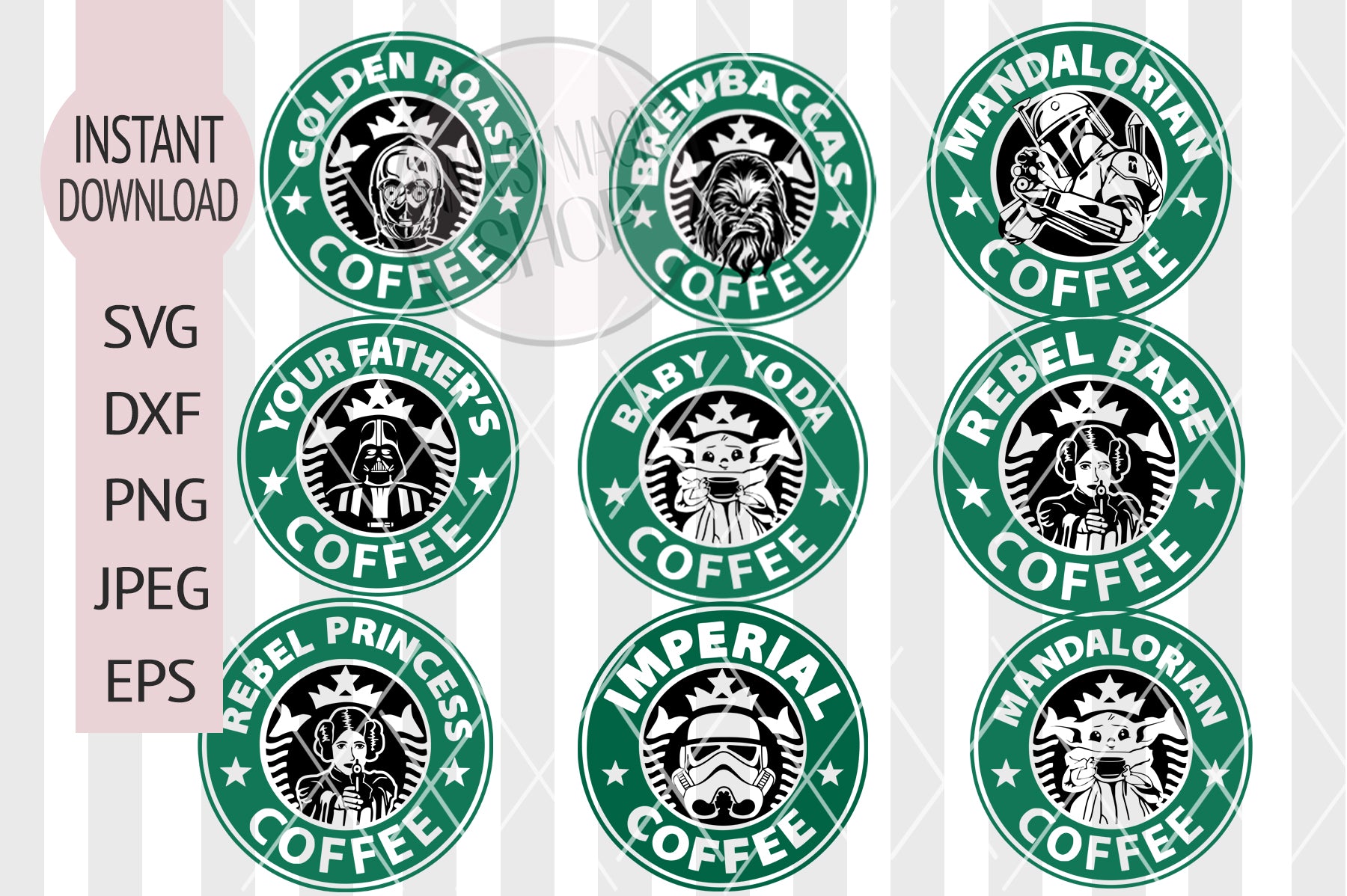 Free Free 255 Baby Yoda Starbucks Svg Free SVG PNG EPS DXF File