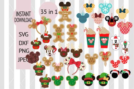 Download Disney Christmas Svg Mickey Minnie Mouse Disneyland Castle Silho Main St Magic Shop
