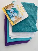 pout pout fish book with matching colored fabric