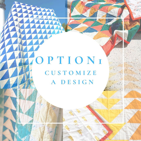 custom quilt option to customize an existing design