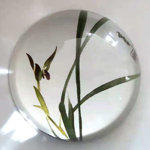 Orchid Paperweight