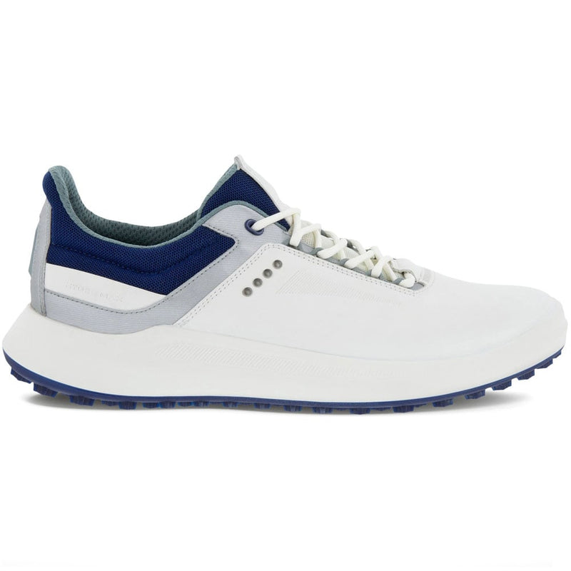 Ecco Core Spikeless Shoes - White/Silver/Blue Depths – Golf Clearance ...