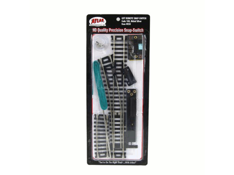 Halfpricehobby Com Ho Remote Control Snap Switch R W Code 100 Nickel Silver Rail Black