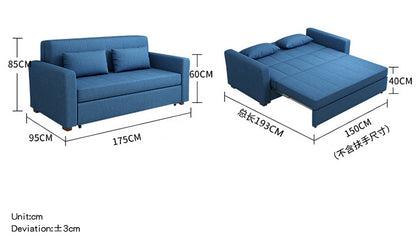 MerryRabbit - 175cm多功能布藝三座位儲物梳化床MR-6019 3 seater Multi - functional fabric Sofa bed with storage 1.75 meter