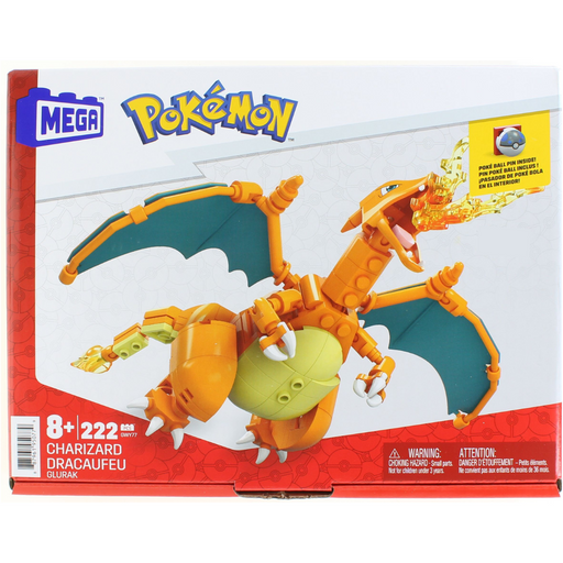 Mega Pokemon Dragonite Figure With Motion Building Set (388 Pc