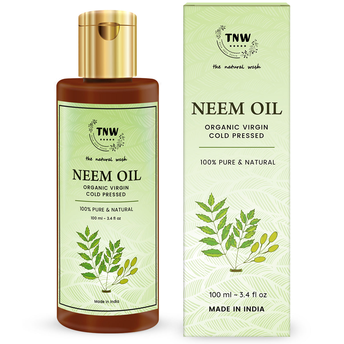 Rey Naturals Neem Oil  100 Pure Natural  Cold Pressed for Dandruff