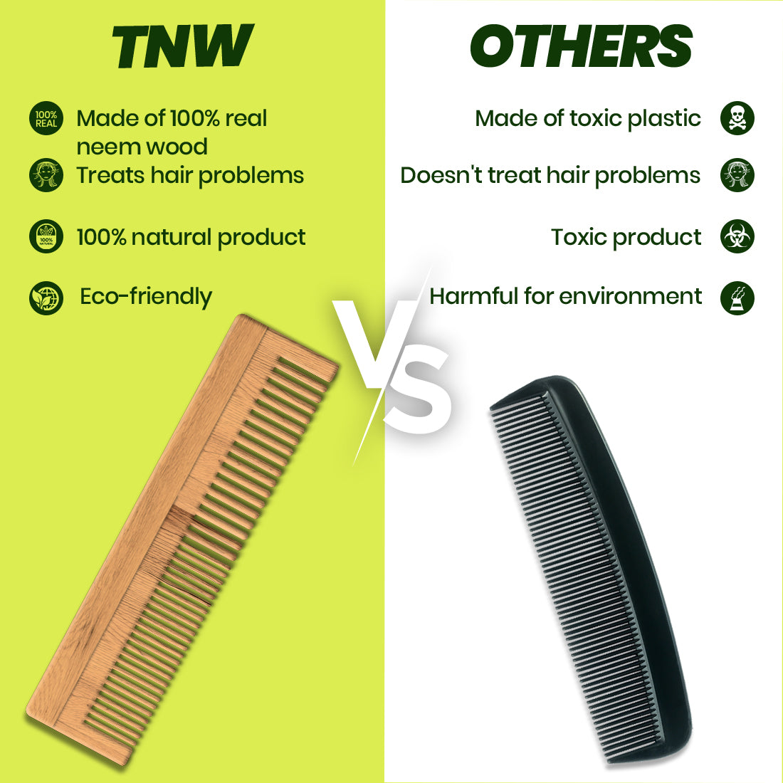 Buy IMVELO NEEM WOODEN COMB FOR HAIR GROWTH PROTECT FROM HAIRFALL   DANDRUFF  DUAL TOOTH COMB Online  Get Upto 60 OFF at PharmEasy