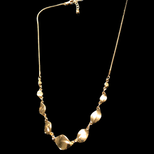 Load image into Gallery viewer, Zaha Gold Abstract Contemporary Short Necklace
