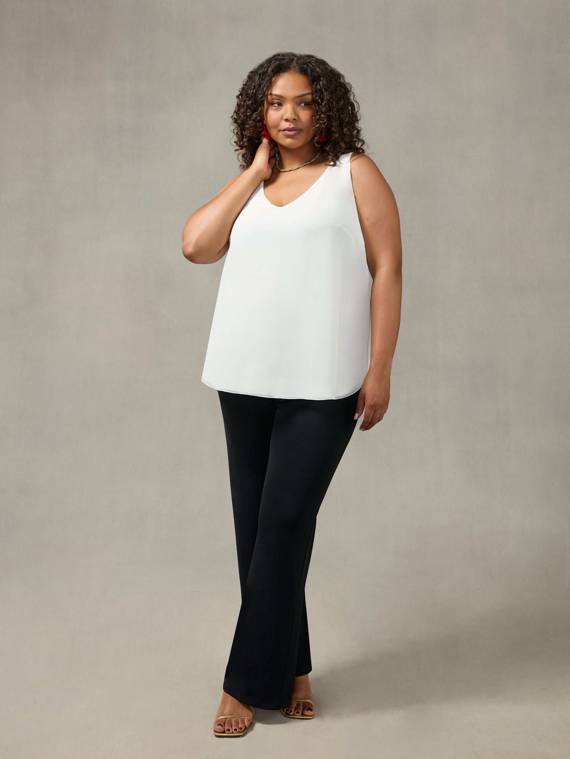 YOURS Plus Size Grey Wide Leg Crepe Cargo Trousers | Yours Clothing