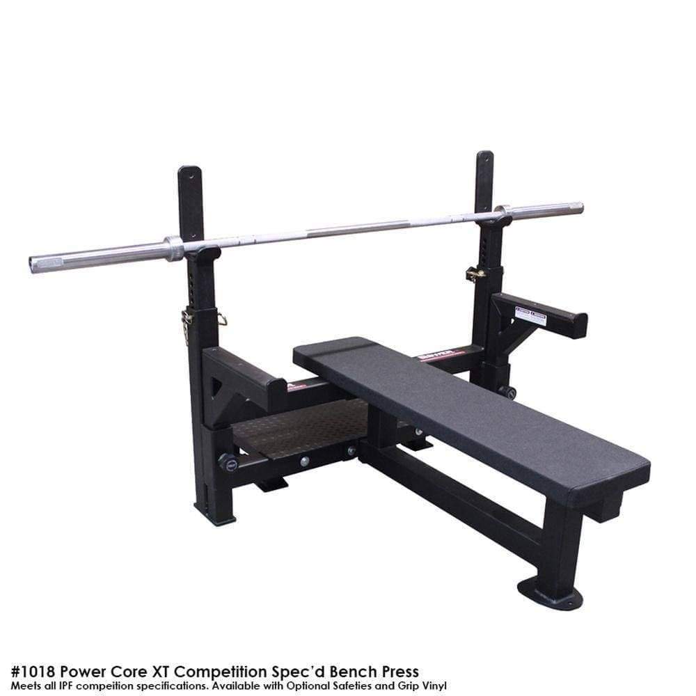 Pb 1018 Power Core Elite Competition Flat Bench Press With Safety Unofive