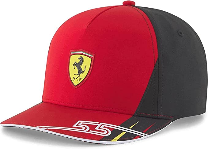 Puma Scuderia Ferrari F1™ Carlos Sainz #55 Baseball Cap Men - Black Boutique