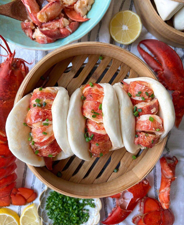 Maine Lobster Meat in Steamed Bun