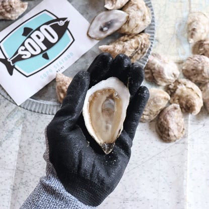 VOTED: best oyster shucking gloves.