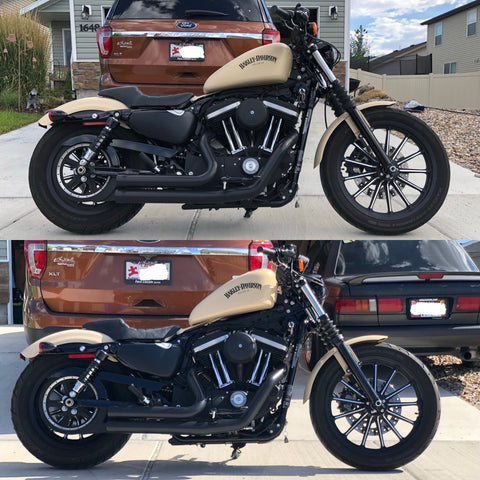 sportster 3 inch tank lift