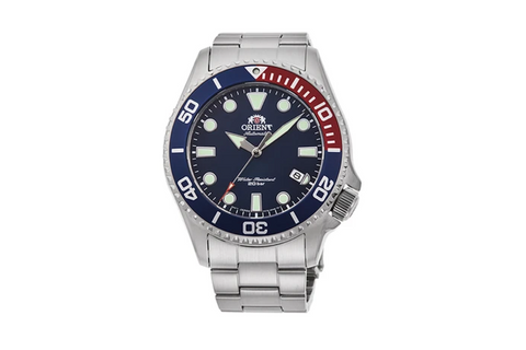 Icon RA-AC0K03L10B | RA-AC0K03L. A blue dial automatic dive watch of case size 43.4mm, 200m water resistance,with sapphire crystal glass and screw down crown.Shop now on orientwatch.in