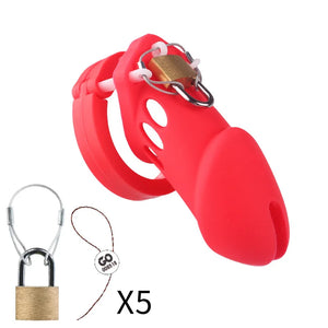 SecureLink Silicone Chastity Cage - S-Supplies