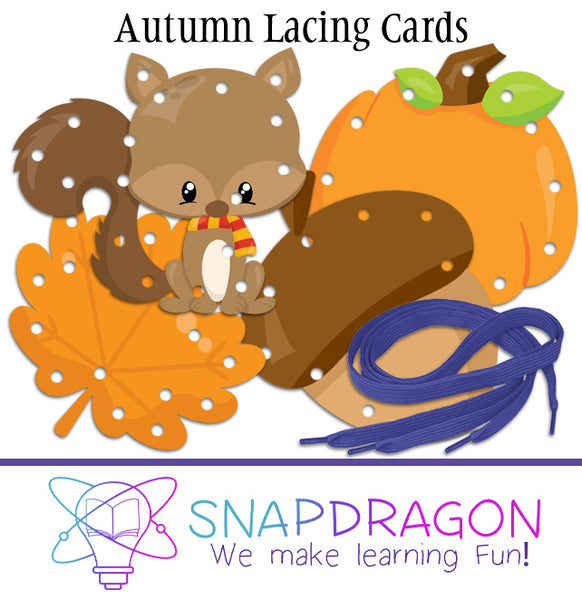 Preschool Arctic Animal Lacing Cards