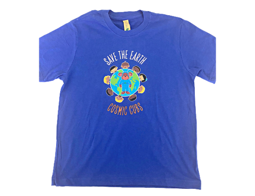  Cosmic Cubs Black Save The Earth Unity T-Shirt (as1
