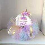 baby first birthday unicorn outfit