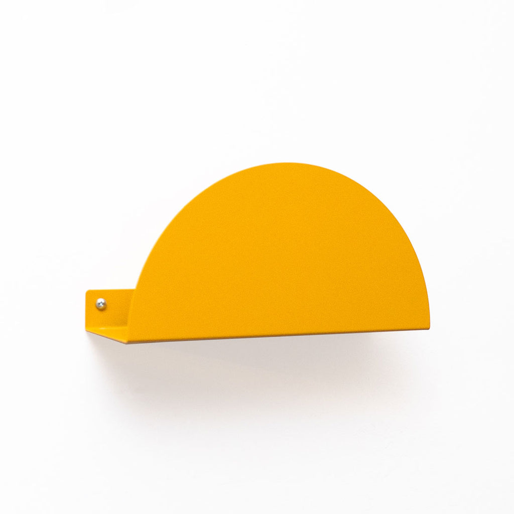 Arc Shelf | Mustard Yellow – Peg and Board