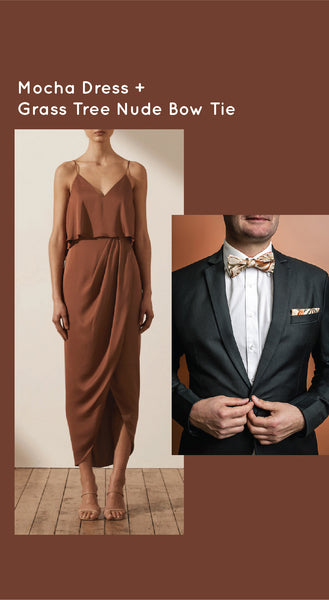 Brown Bridesmaid Dress