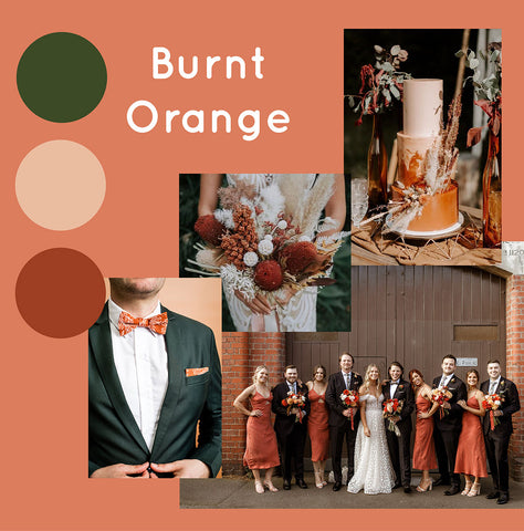 Burnt Orange Wedding Colours