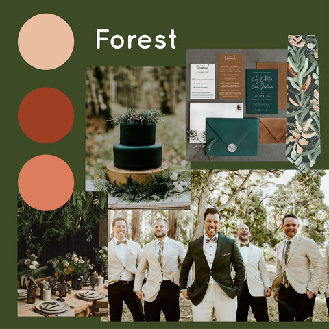 Forest Green Wedding