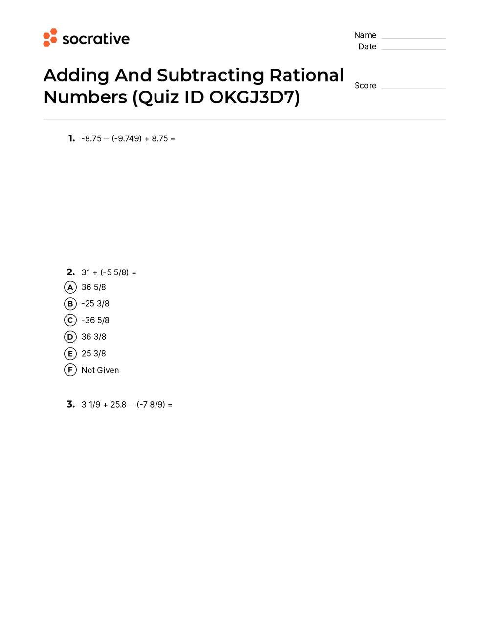 adding-and-subtracting-rational-numbers-quiz-shop