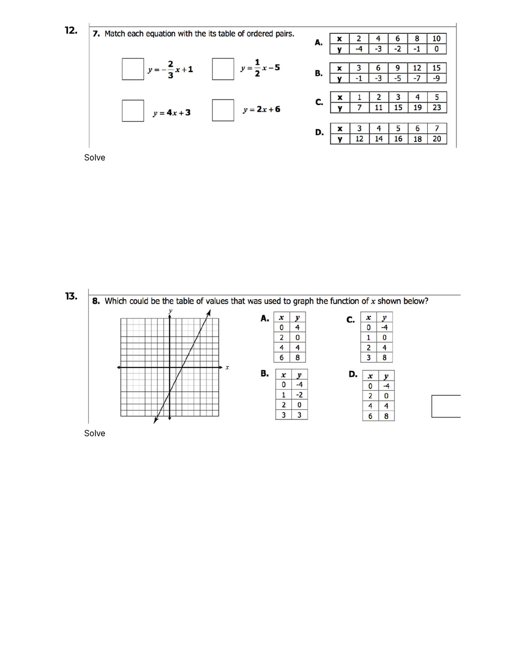 algebra 1 unit 3 lesson 5 homework answers
