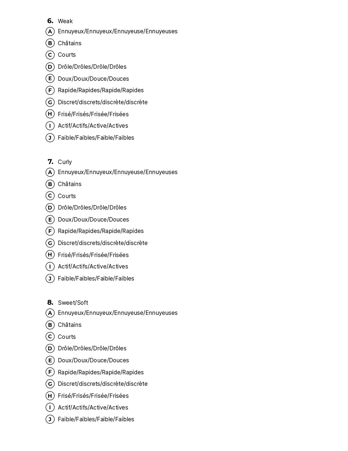 descriptive-adjectives-cardinal-numbers-quiz-shop