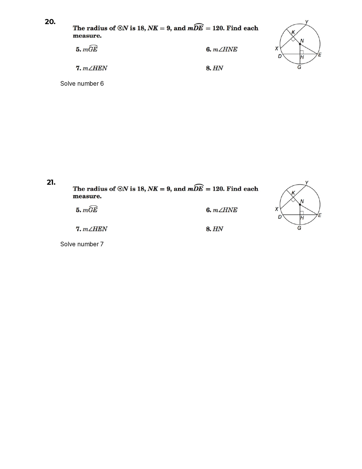 Geometry Arcs And Chords – Quiz Shop